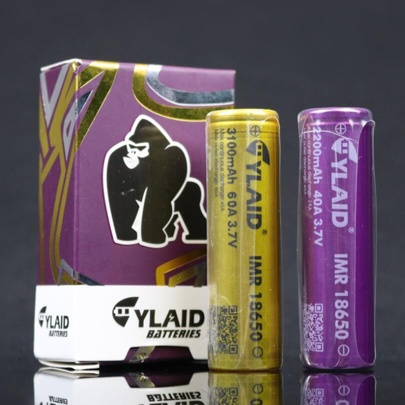 原廠正品 YLAID 大猩猩電池 18650 3100mah 60A 金皮 40A紫皮 克莱德 VC蒸氣