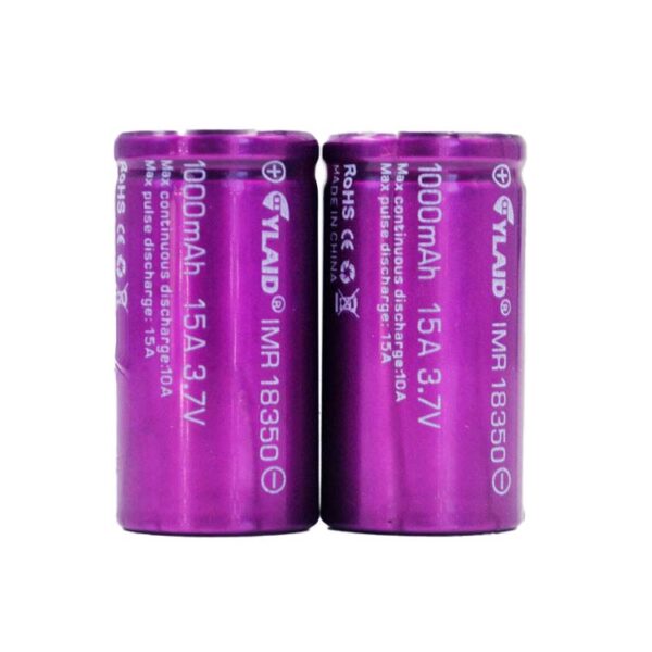 原廠正品 YLAID 大猩猩電池 18350 1000mah 15A VC蒸氣