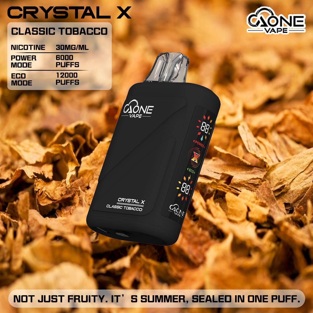 原廠正品 AONE Crystal X 水晶 2 代|12000 口大容量 一次性 電子煙 拋棄式 非 ILIA LANA SP2S RELX 東京魔盒 VC蒸氣