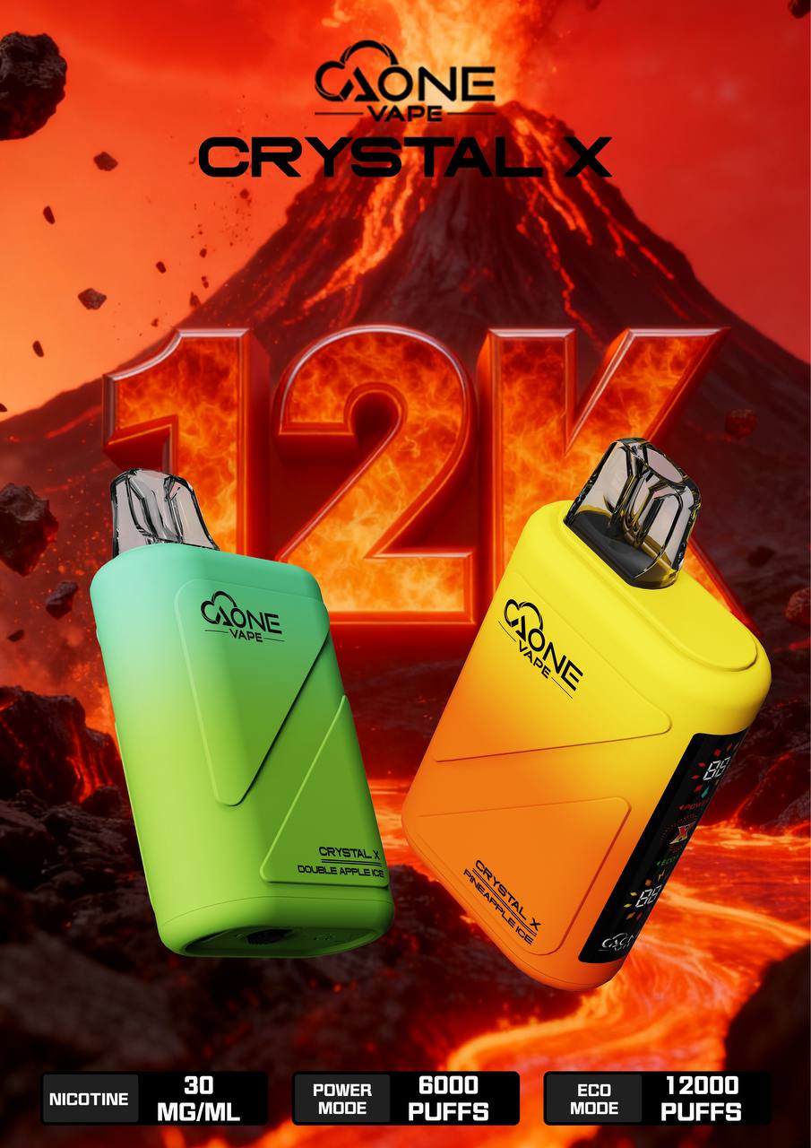 原廠正品 AONE Crystal X 水晶 2 代|12000 口大容量 一次性 電子煙 拋棄式 非 ILIA LANA SP2S RELX 東京魔盒 VC蒸氣