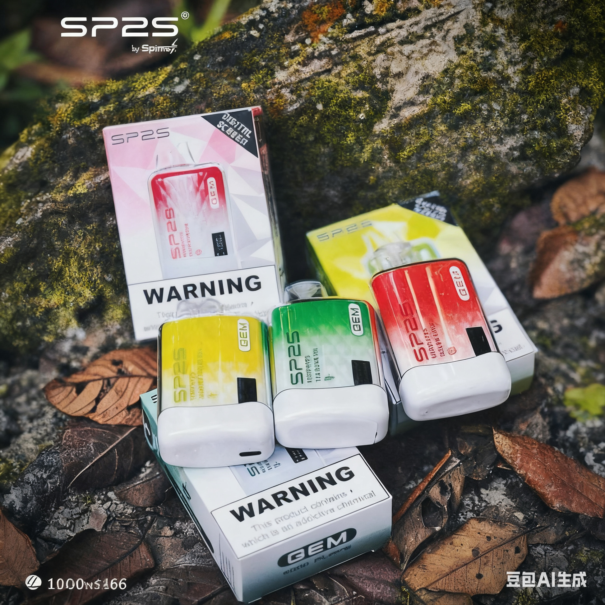 原廠正品 SP2S 品牌 GEM 系列  一次性 拋棄式 9000口  S9000 超大容量 品質保證 顯示液體容量與電池容量 非 ILIA LANA RELX 東京魔盒 - VC蒸氣