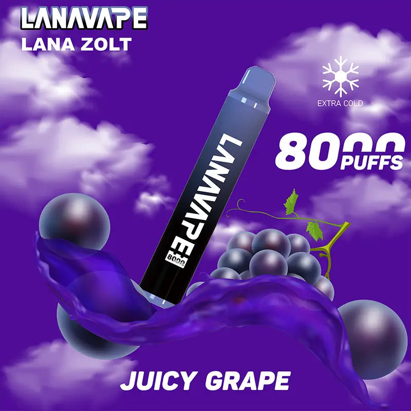 原廠正品 LANA VAPE 拋棄式 8000口 一次性 17種口味 台灣現貨 電子煙 大容量 VC蒸氣