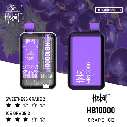 原廠正品 HEBAT 喜貝 10000口 puff 一次性/拋棄式 可重複充電 VC蒸氣