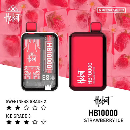 原廠正品 HEBAT 喜貝 10000口 puff 一次性/拋棄式 可重複充電 VC蒸氣